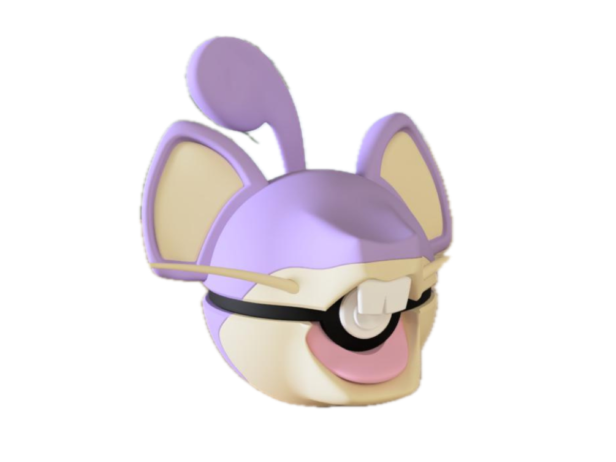 3D-printed rat creature ball (rat creature ball) character ball - Perfect for collectors and cosplay fans