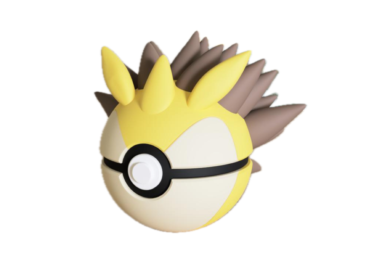 3D-gedruckten Sand-Panzer Ball (Sand-Panzer Ball) Charakterball - Perfekt für Sammler und Cosplay-Fans