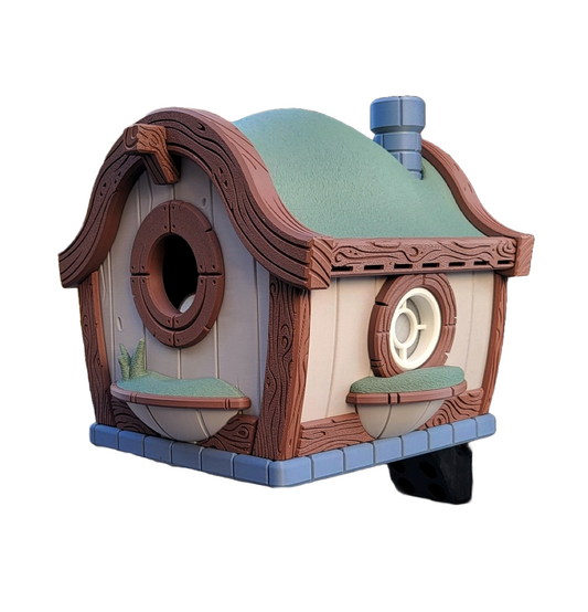 Vogelhaus "Verzaubertes Cottage" – Dein magisches Zuhause für Vögel & cleveres Kamera-Versteck!