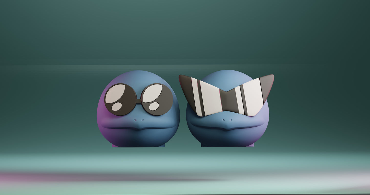 3D Gedruckte Schiggy Controller Halterung | Gaming Zubehör Pokémon Design | Alle Controller Geeignet | Geek Geschenk