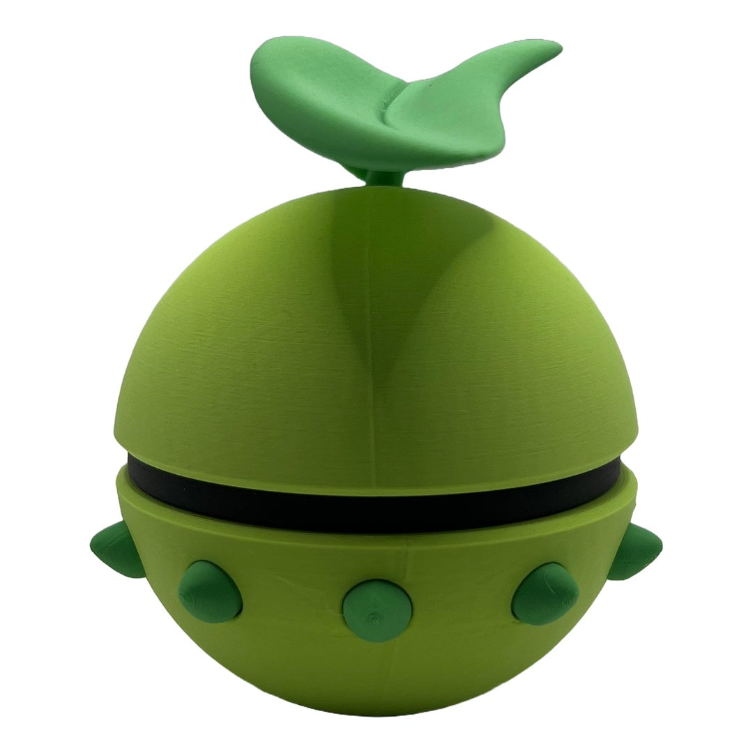 Blatt-Starter (Blatt-Kreatur) Charakterball – Einzigartiges 3D-gedrucktes Sammlerstück!