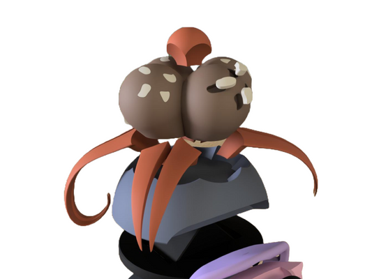 3D-printed flower creature ball - Perfect for collectors and cosplay fans