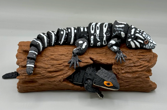 Display Stand für Reptilien Figuren | Halterung für Schlangen & Echsen | 3D-Druck Deko