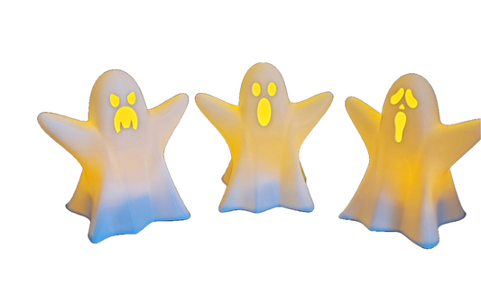 Leuchtender Halloween-Geist – Deine süße Teelicht-Dekoration!