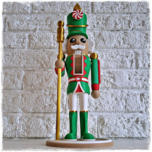 Dekorativer Nussknacker "Klassik" | Weihnachtsfigur 3D-Druck