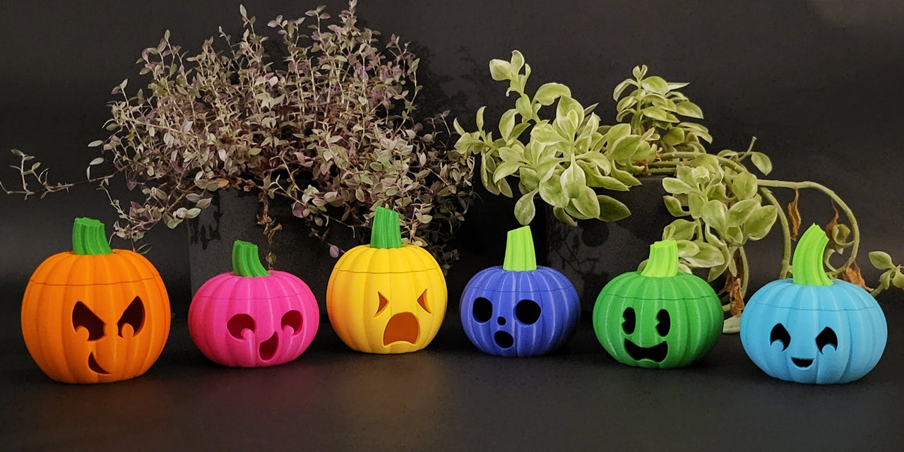 Halloween Kürbis mit Gesicht – Deine leuchtende Herbst- & Halloween-Dekoration!