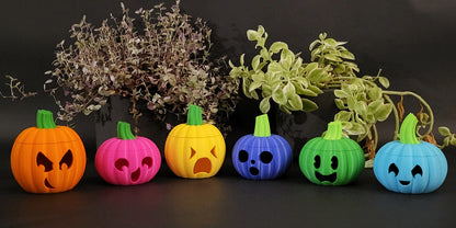 Halloween Kürbis mit Gesicht – Deine leuchtende Herbst- & Halloween-Dekoration!