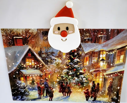 Weihnachtsmann Kühlschrankmagnet – Niedliche 3D-gedruckte Weihnachtsdeko!