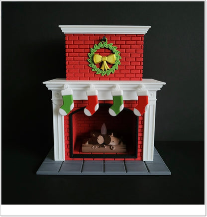 Leuchtender Weihnachtskamin – Deine gemütliche & festliche Winterdekoration!