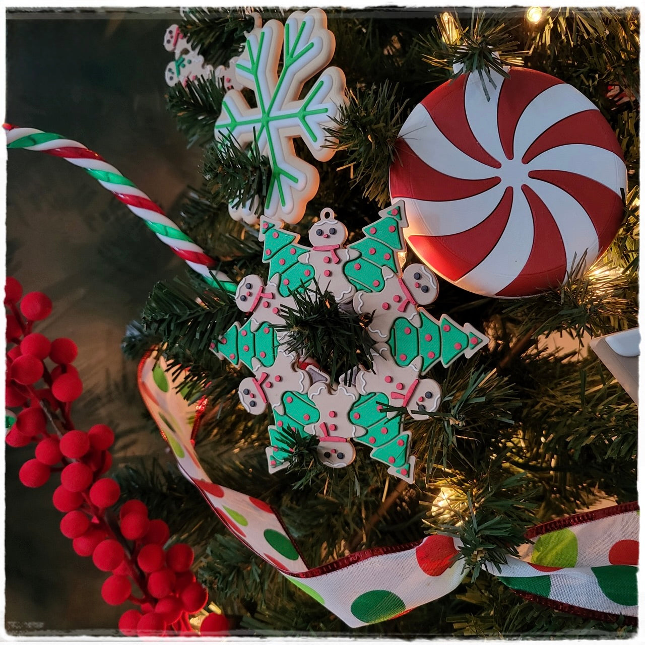 Christbaumschmuck "Lebkuchen-Kranz" | Anhänger Weihnachten