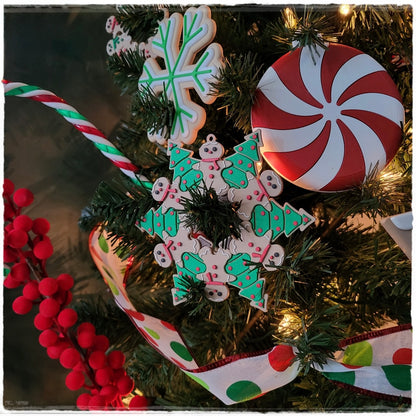 Christbaumschmuck "Lebkuchen-Kranz" | Anhänger Weihnachten