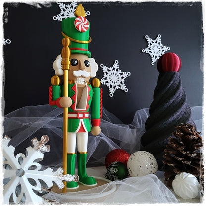 Dekorativer Nussknacker "Klassik" | Weihnachtsfigur 3D-Druck