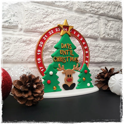 Adventskalender "Rentier-Countdown" | Tischkalender Weihnachten