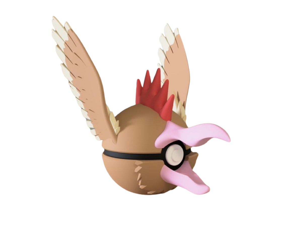 3D-gedruckten Speer-Vogel Ibita Ball Charakterball - Perfekt für Sammler und Cosplay-Fans