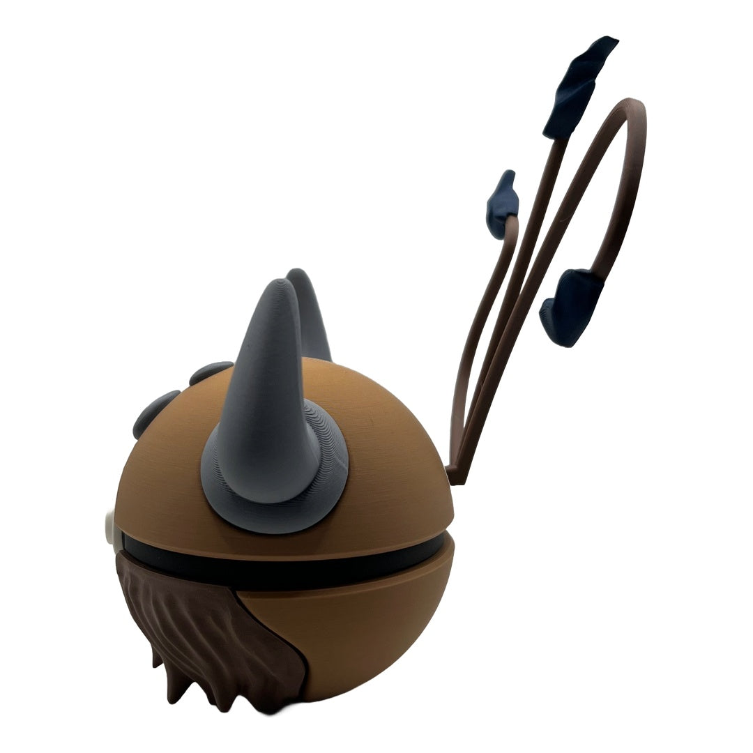 Stier-Kreatur Charakterball – Einzigartiges 3D-gedrucktes Sammlerstück!