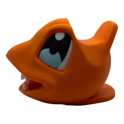 Glumanda Controller-Halter im Pokémon Stil – 3D-gedruckter Feuer-Pokémon Ständer für PS5, PS4, Xbox – Gamer Geschenk & Fanartikel Deko