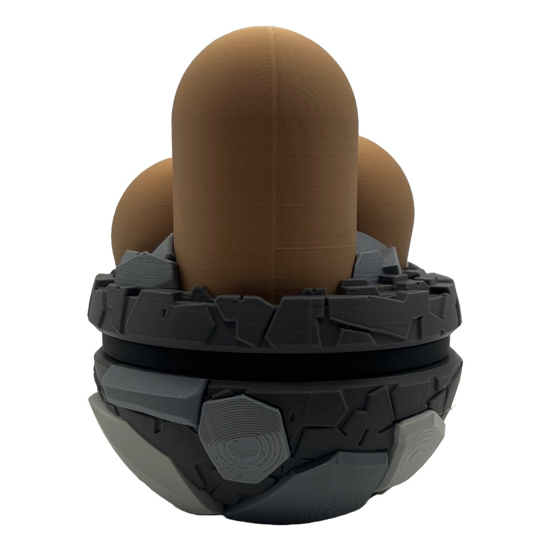 Mole Trio Character Ball – Unique 3D-printed collector's item! 🤎🤎🤎