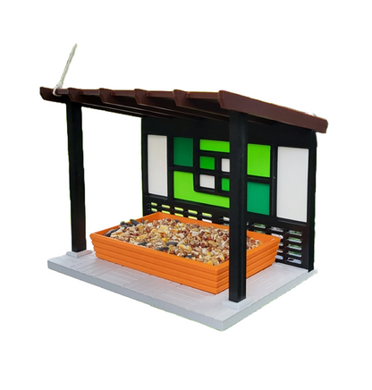 Vogelfutterhaus "Architekt" – Dein modernes Design-Statement für gefiederte Freunde!