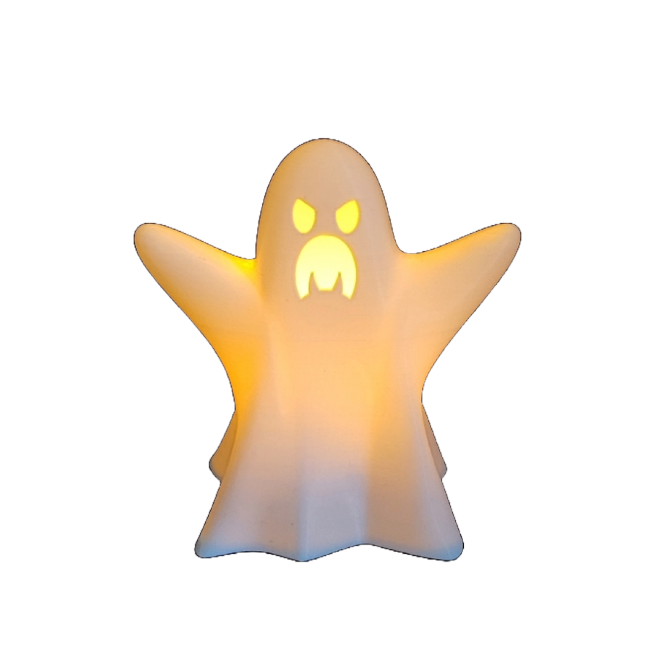 Leuchtender Halloween-Geist – Deine süße Teelicht-Dekoration!