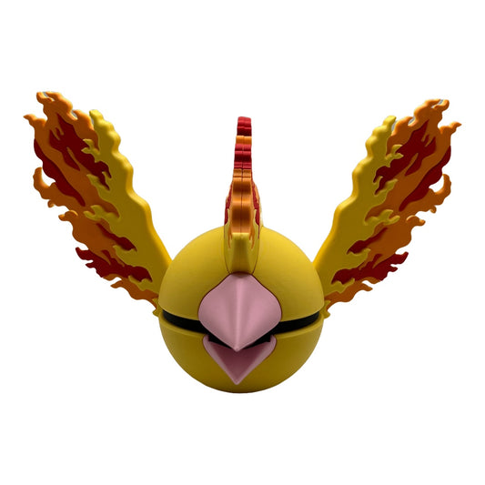 Fire Bird Character Ball – Your 3D-printed fire phoenix for collectors &amp; cosplay! 🔥🧡