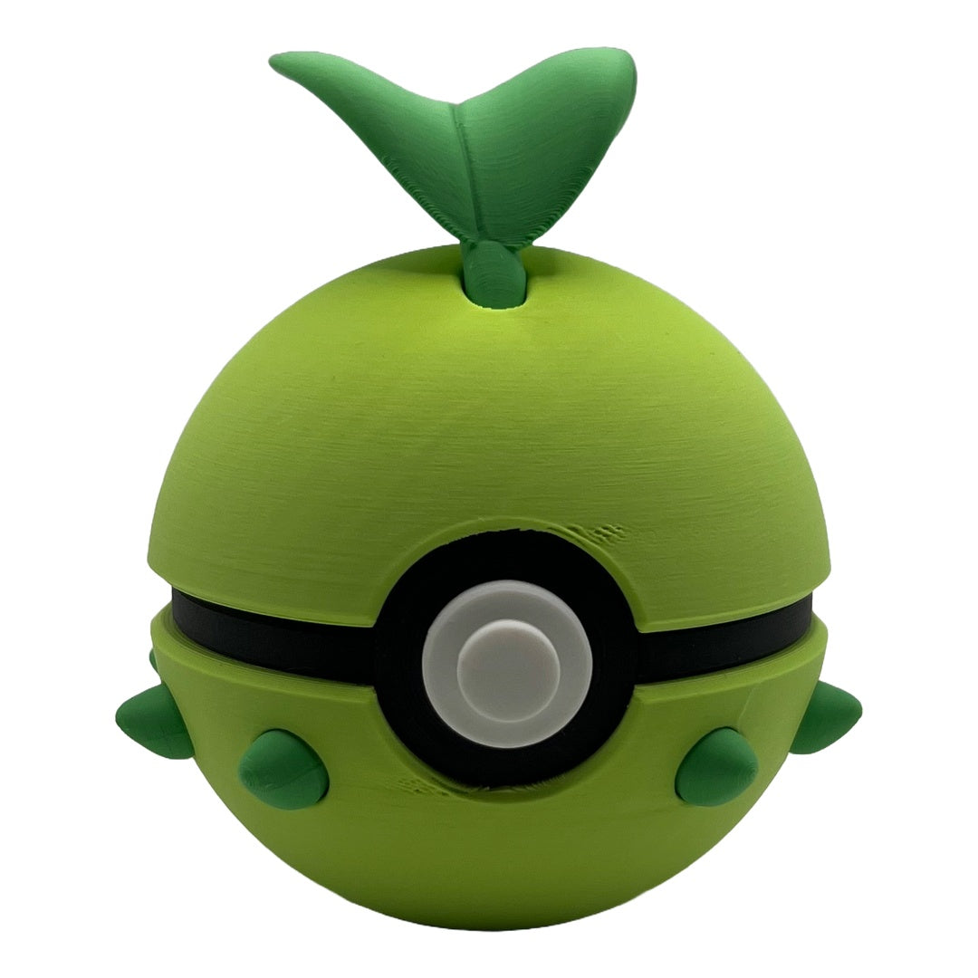 Blatt-Starter (Blatt-Kreatur) Charakterball – Einzigartiges 3D-gedrucktes Sammlerstück!