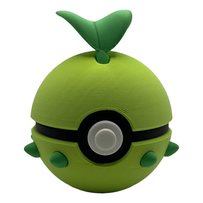 Blatt-Starter (Blatt-Kreatur) Charakterball – Einzigartiges 3D-gedrucktes Sammlerstück!