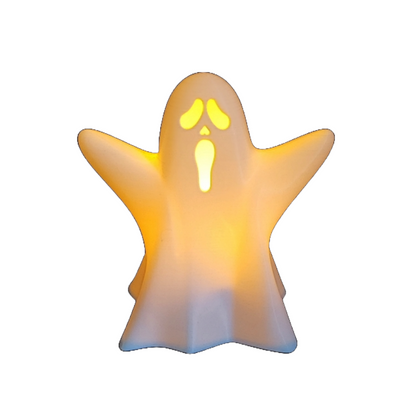 Leuchtender Halloween-Geist – Deine süße Teelicht-Dekoration!
