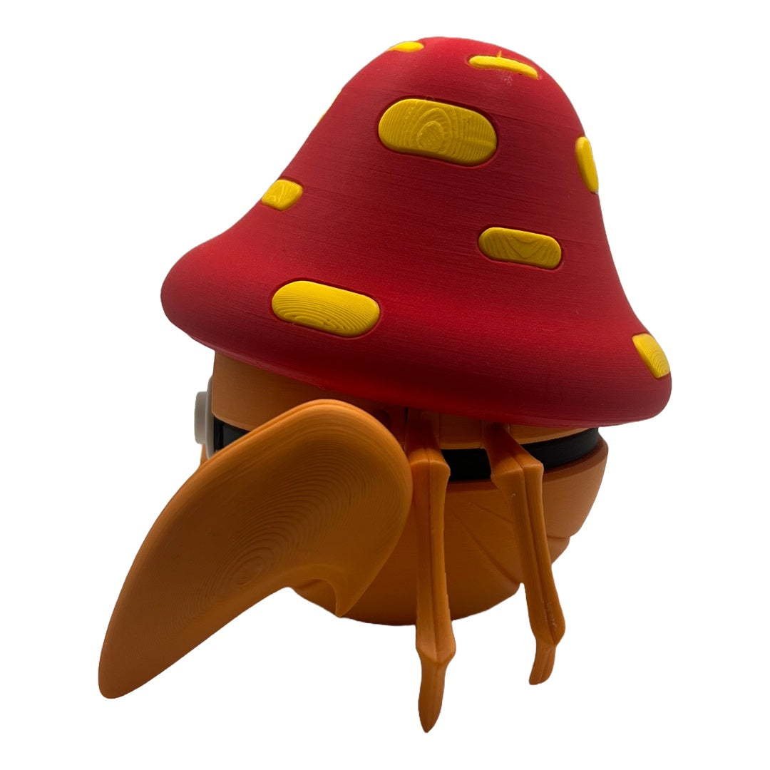 Mushroom Master Character Ball – Your 3D-printed Mushroom Master for collectors &amp; cosplay! 🍄🦀