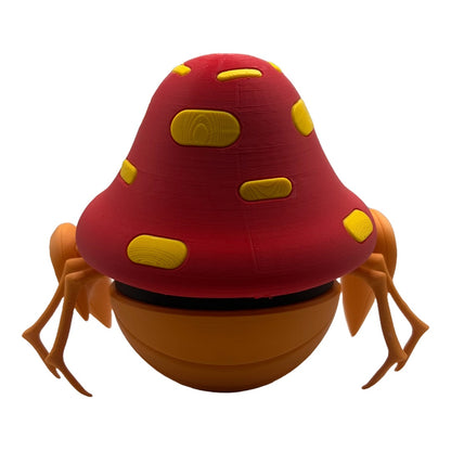 Mushroom Master Character Ball – Your 3D-printed Mushroom Master for collectors &amp; cosplay! 🍄🦀