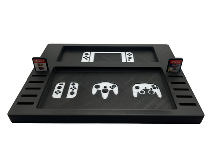 Nintendo Switch Dock & Controller-Halter mit 12 Spiel-Steckplätzen – Praktische 3D-Druck Station für Ordnung & Zubehör im Gaming Setup