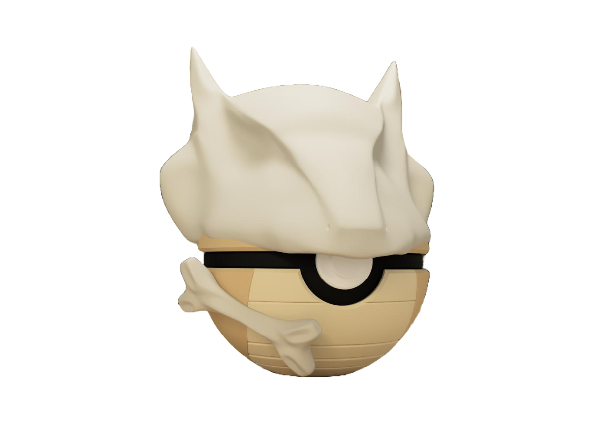 Knochen-Meister Charakterball – Dein 3D-gedruckter Knochen-Krieger für Sammler & Cosplay!