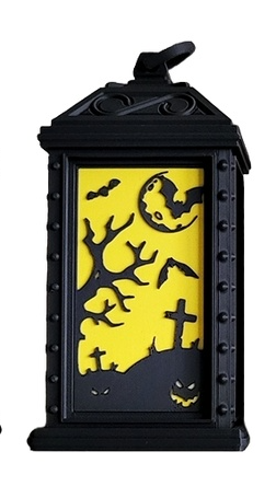 Halloween LED-Teelicht-Laterne – Deine stimmungsvolle Grusel-Deko!