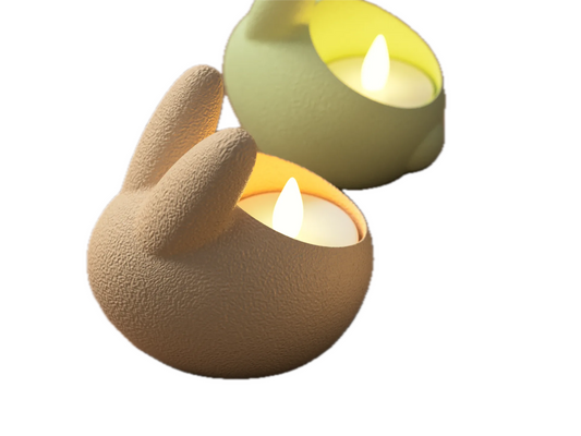 ** 6er-Set Osterhasen-Teelichthalter – Stilvolle Deko für Ostern & Frühling