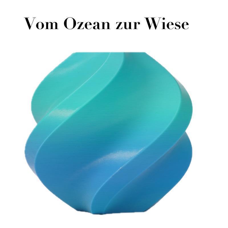 Moderner Osterhase mit Knickohr – 3D-Druck Dekofigur in über 40 Farben