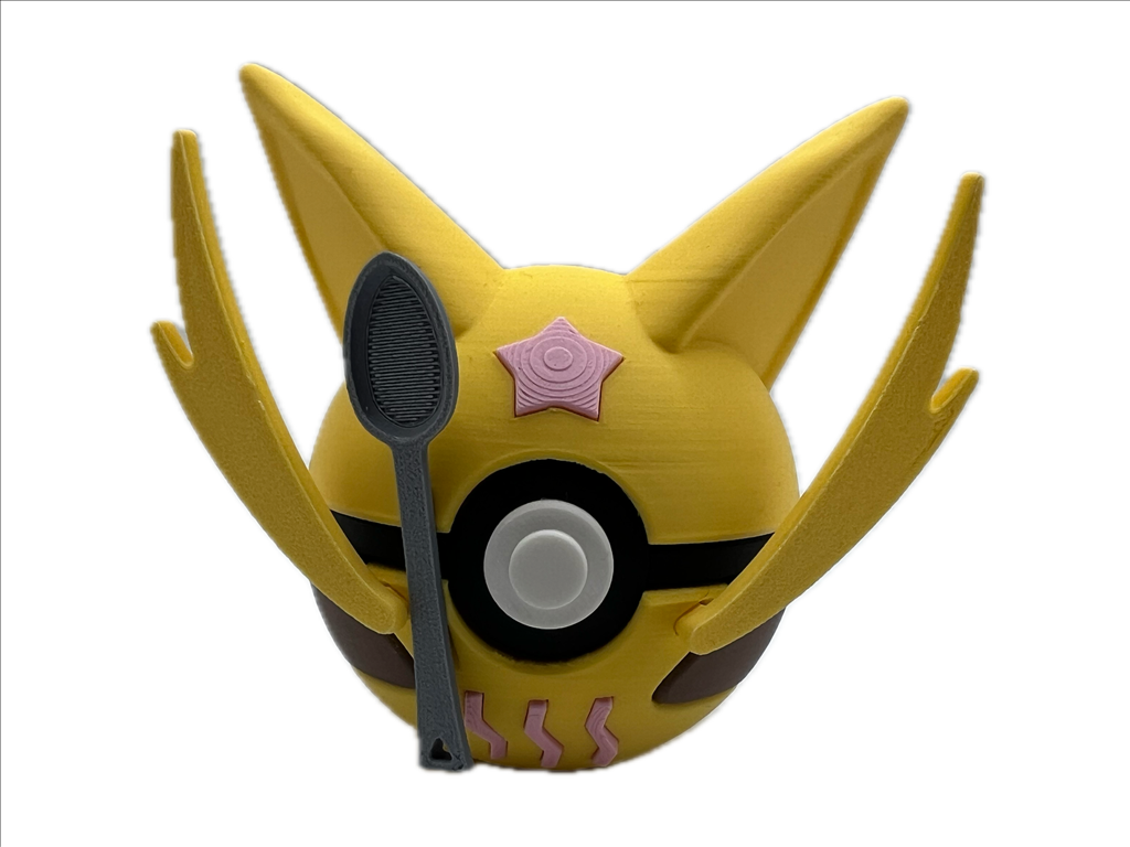 3D-gedruckten Löffel-Kreatur Ball Charakterball - Perfekt für Sammler und Cosplay-Fans