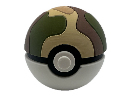 3D-gedruckten Safari-Sammelball Charakterball - Perfekt für Sammler und Cosplay-Fans