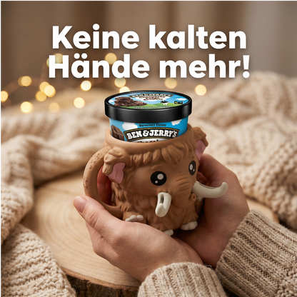 Mammut Eisbecher-Halter für Ben & Jerry's | 3D-Druck | Eiszeit für dein Sofa