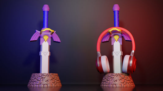 Zelda Master-Schwert Kopfhörerhalterung – Der legendäre Ständer für dein Gaming-Setup!